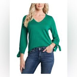 CECE Vibrant Kelly Knit 3X sweater